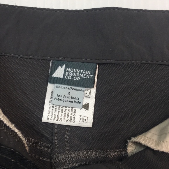 MEC Women’s Taupe lightweight Hiking Capris. Sz 2 - Picture 7 of 11